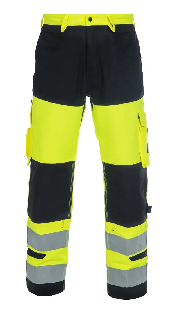 High-Visibility broek Hertford - Fluor Geel - Zwart