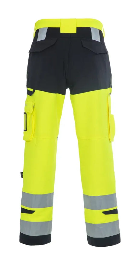 High-Visibility broek Hertford - Fluor Geel - Zwart