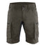 Serviceshort 1449 - groen/zwart
