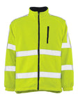Fleecejack 05242 - 17 - hi-vis geel