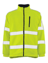 Fleecejack 05242 - 17 - hi-vis geel