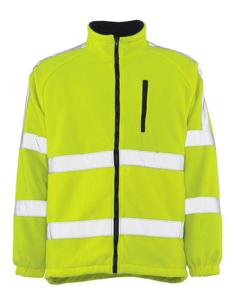 Fleecejack 05242 - 17 - hi-vis geel