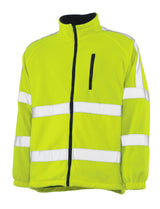 Fleecejack 05242 - 17 - hi-vis geel