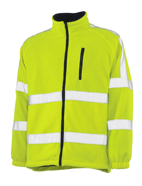 Fleecejack 05242 - 17 - hi-vis geel