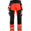 Werkbroek High-Visibility 1122 - High Vis Rood/Zwart