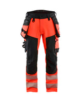 Werkbroek High-Visibility 1122 - High Vis Rood/Zwart