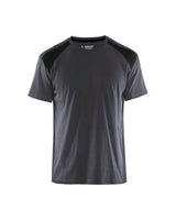T-shirt Industrie 3379 - Medium grijs/Zwart