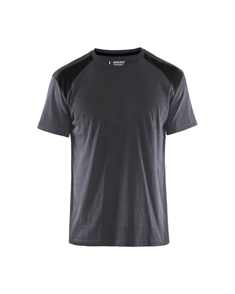 T-shirt Industrie 3379 - Medium grijs/Zwart