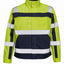Jas 07109 - 171 - hi-vis geel/marine