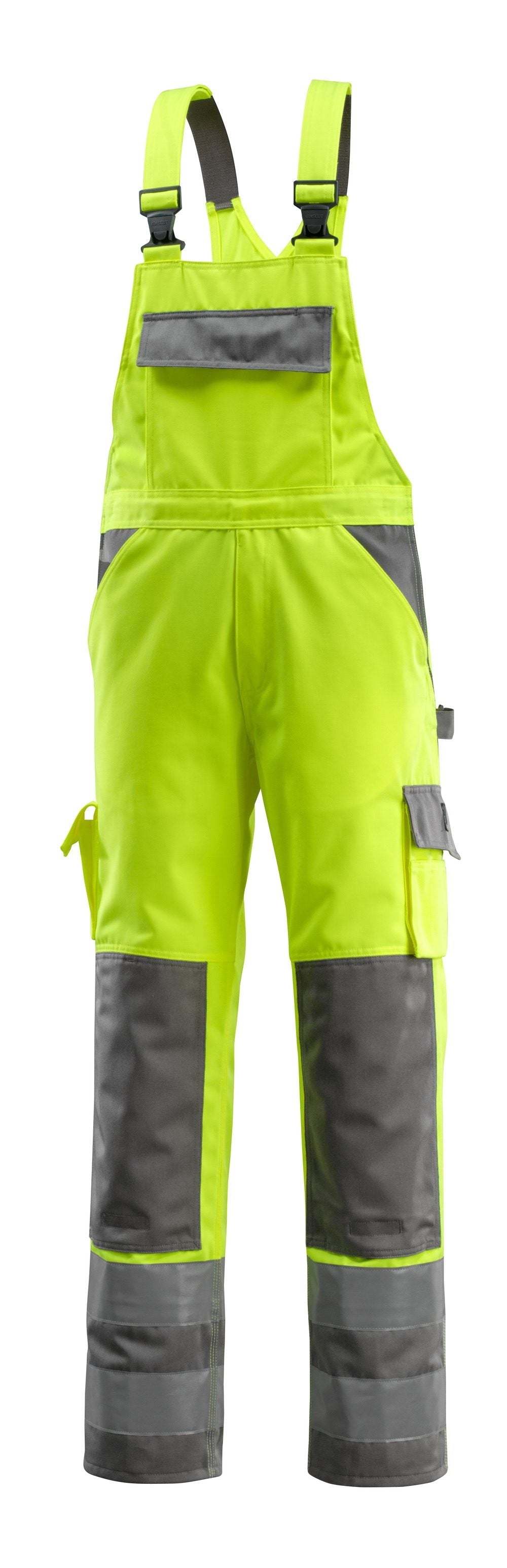 Amerikaanse overall 07169 - 17888 - hi-vis geel/antraciet