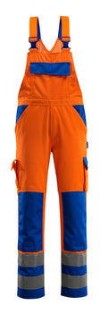 Amerikaanse overall 07169 - 1411 - hi-vis oranje/korenblauw
