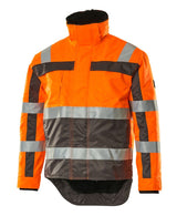 Winterjas 07223 - 14888 - hi-vis oranje/antraciet
