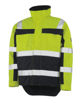 Winterjas 07223 - 171 - hi-vis geel/marine