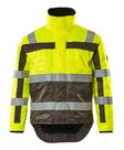 Winterjas 07223 - 17888 - hi-vis geel/antraciet