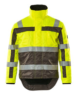 Winterjas 07223 - 17888 - hi-vis geel/antraciet
