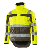 Winterjas 07223 - 17888 - hi-vis geel/antraciet