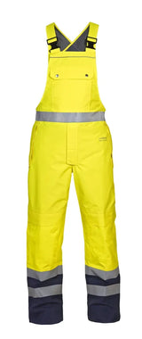 High-Visibility Amerikaanse overall Utting - Fluor Geel - Marine