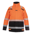 High-Visibility parka Utah - Fluor Oranje - Zwart