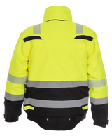 High-Visibility pilotjack Umag - Fluor Geel - Zwart