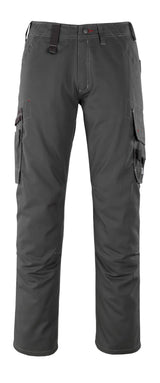 Broek met dijbeenzakken 07279 - 18 - donkerantraciet