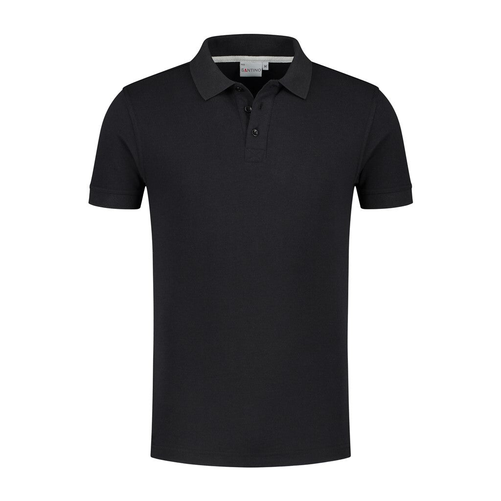 Santino Santino poloshirt Max Black Poloshirt Black / XS, S, M, L, XL, XXL, 3XL