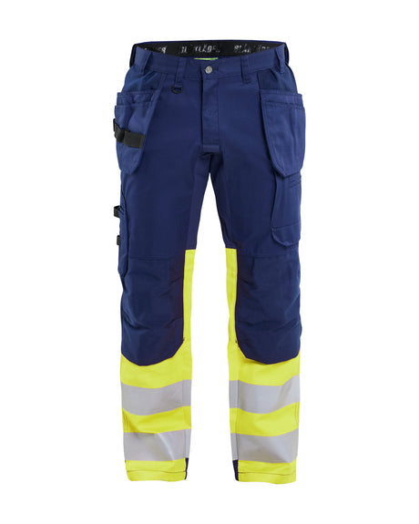 High-Visibility Werkbroek 1558 - Marine/High Vis Geel