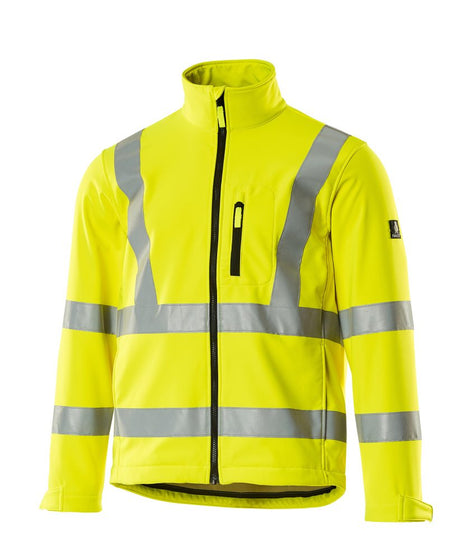 Softshell jas 08005 - 17 - hi-vis geel