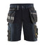 Werkshort 1598 - Donker marineblauw/Zwart
