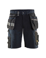 Werkshort 1598 - Donker marineblauw/Zwart