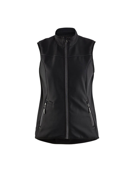 Softshell Bodywarmer Dames 3851 - Zwart/Donkergrijs
