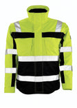 Winterjas 09335 - 171 - hi-vis geel/marine