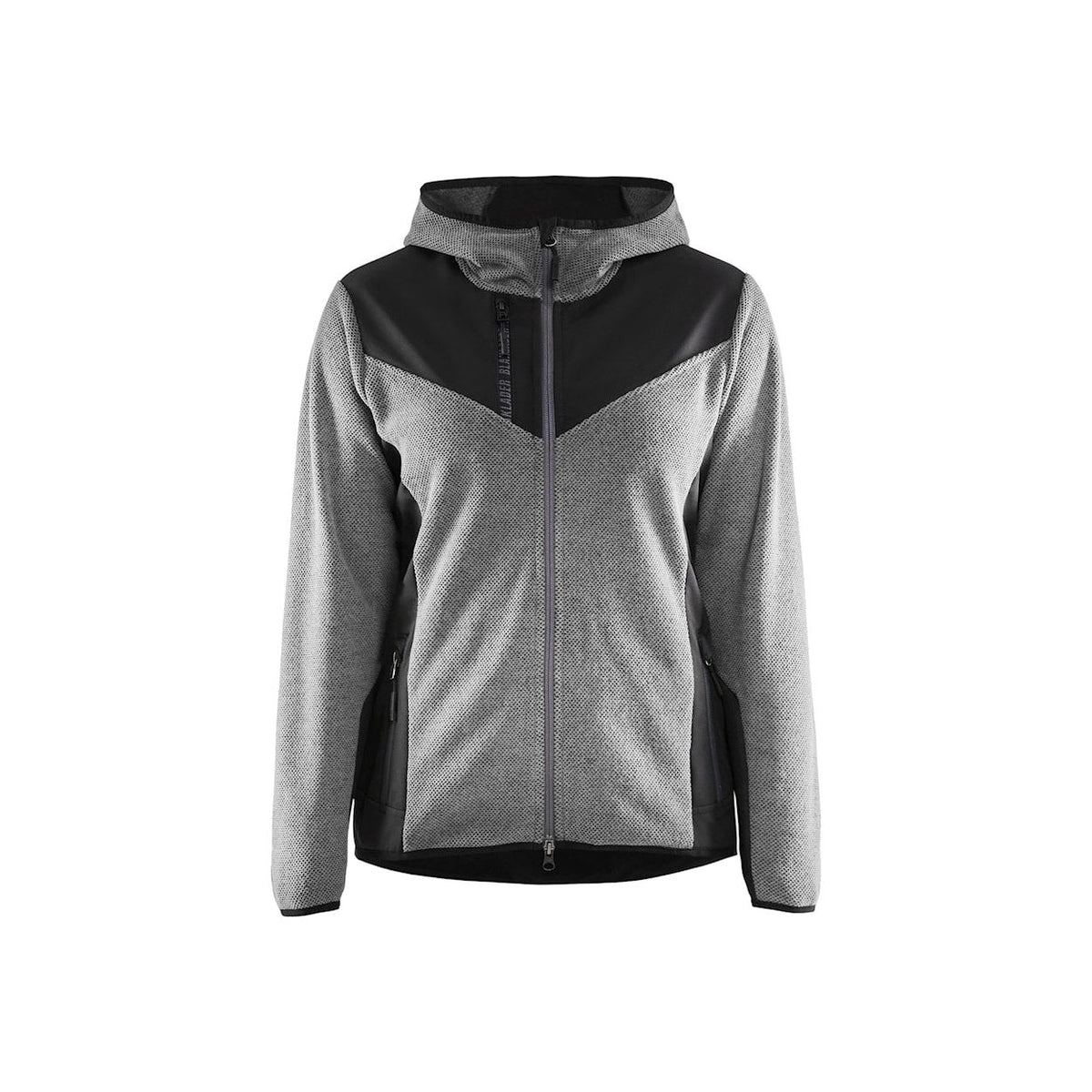 Blåkläder Gebreid damesjack met softshell Dark Slate Gray grijs mêlee/zwart / XS,grijs mêlee/zwart / S,grijs mêlee/zwart / M,grijs mêlee/zwart / L,grijs mêlee/zwart / XL,grijs mêlee/zwart / XXL,grijs mêlee/zwart / XXXL