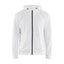 Hooded Sweatshirt met Rits 3363 - Wit/Donkergrijs