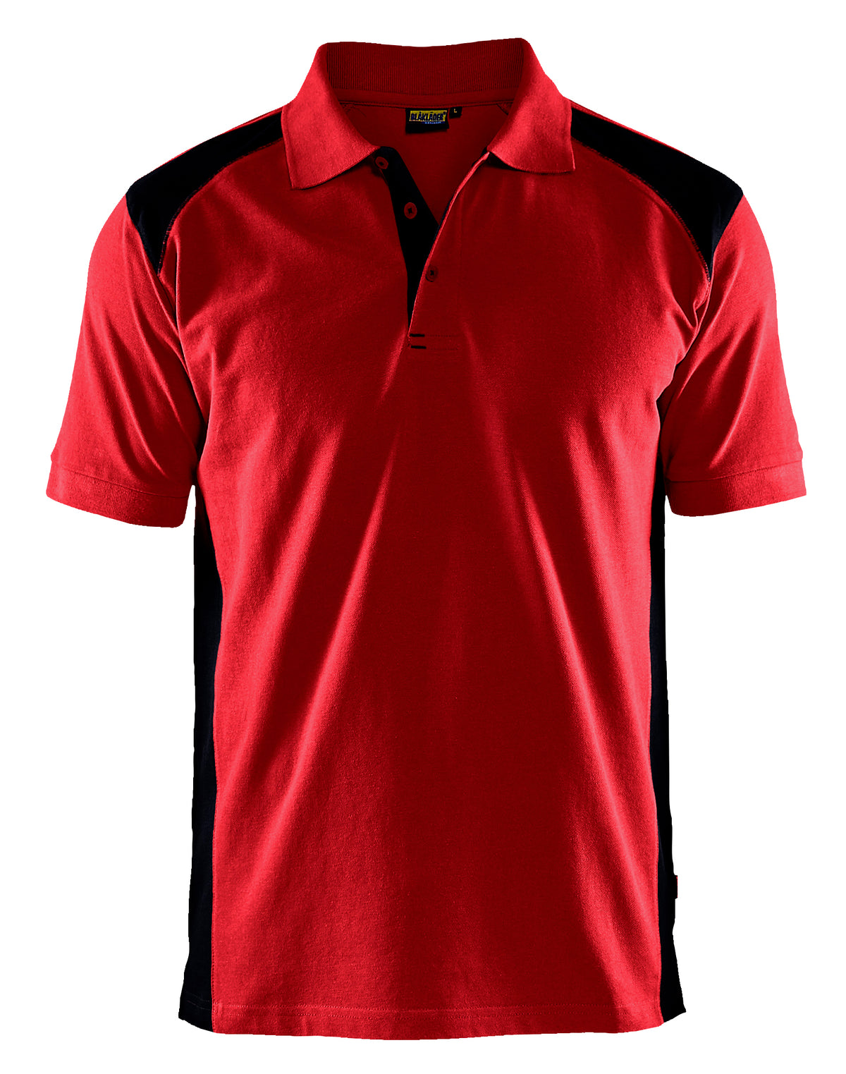 Poloshirt 3324 - rood/zwart