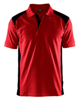 Poloshirt 3324 - rood/zwart