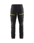 Service Werkbroek Stretch Dames 7166 - Zwart/High Vis Geel