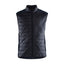Gevoerde bodywarmer 3863 - Zwart/Donker marineblauw