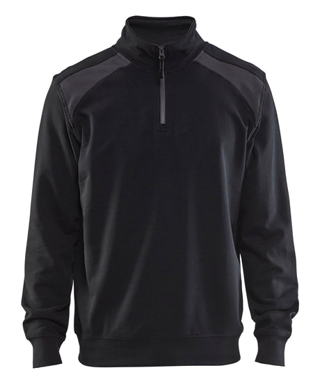Sweatshirt 3353 - Zwart/Donkergrijs