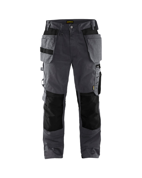 Werkbroek met gereedschapszakken 1555 - Medium grijs/Zwart