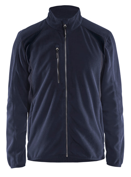 Fleecejack 4730 - Donker marineblauw/Zwart