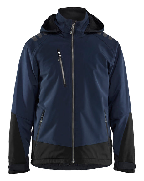 Softshell jack 4750 - Donker marineblauw/Zwart