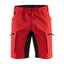 Serviceshort 1449 - rood/zwart