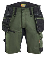 Werkshort STRIKER 1972 - Donker herfstgroen/Zwart