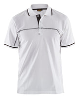 Poloshirt 3389 - Wit/Donkergrijs