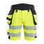 High-Visibility Short 1120 - High Vis Geel/Zwart