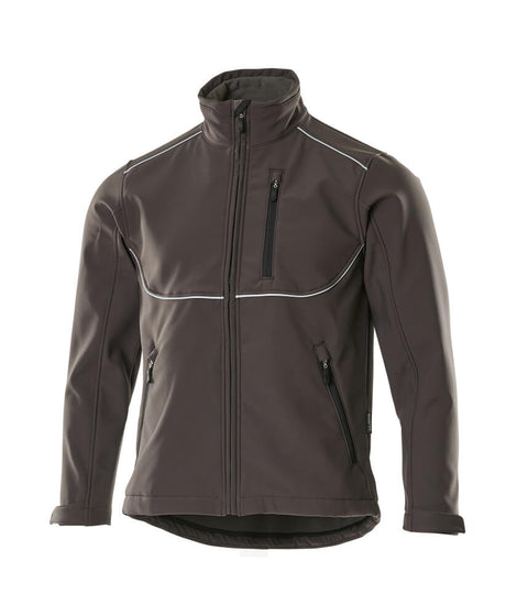Softshell jas 10001 - 18 - donkerantraciet