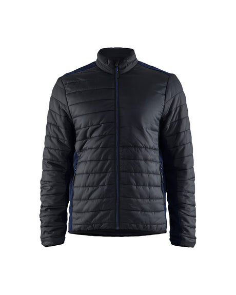 Warm gevoerd vest 4710 - Zwart/Donker marineblauw
