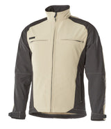 Softshell jas 12002 - 5509 - lichtkhaki/zwart