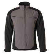 Softshell jas 12002 - 88809 - antraciet/zwart