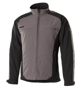 Softshell jas 12002 - 88809 - antraciet/zwart